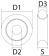 Osculati 55.244.04 - Delrin Pulley With SS Balls 38 mm Ø 12