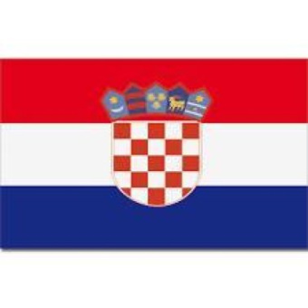 Plastimo 64380 - Courtesy Flag - Croatia 30x45cm