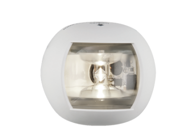 Allpa Navigation Stern Light White, 135°, LED 12-24v, White Housing - Rina