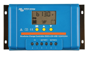 Victron Energy SCC010020060 - BlueSolar PWM Duo-LCD&USB 12/24V 20A