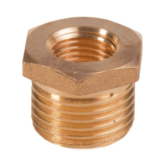 Brass Reducing Ring Outside Thread 3/8" - Internal Thread 1/4"