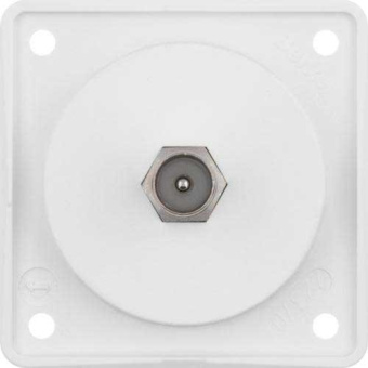 Berker Antenna Wall Socket TV (F-Techniek) - Arctic White Matt