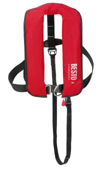 Besto 20427540 - Automatic Life Jacket 165N Harness Red