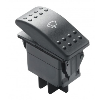 Vetus HDMSW2 Wiper Three Position Rocker Switch