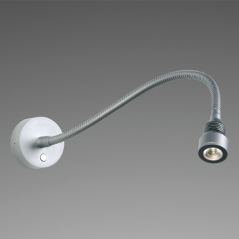 Prebit 20113307/USB - LED flexible light 01 with USB, 300mm, chrome-ma