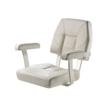 Vetus CHCASW - Skipper Classic Helm Seat With Arm Rests, White