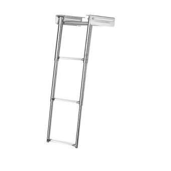Plastimo 57036 - Telescopic stainless steel ladder for platform, 4 steps