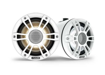 Fusion SG-FLT653SPW - 6.5'' Sports White Tower Speakers, CRGBW LED (2 pcs.)