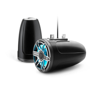 JL Audio 010-03088-00 - M6-770ETXv3 Titanium Marine Speaker With LEDs