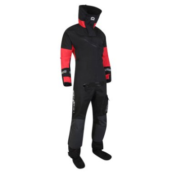 Plastimo 67937 - Typhoon Drysuit Max B Front Entry Black/Red MB