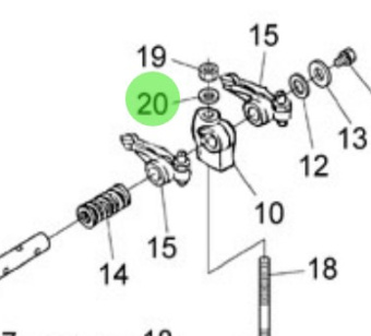 Nanni Diesel 970491014 - Plain Washer for Valves and Springs Assembly
