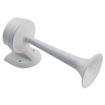 Nuova Rade 74306 - Trumpet Electric Horn, White, 12V 1.5A