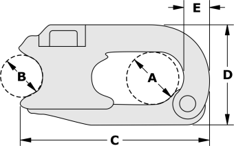 Tylaska Press Lock Sr Snap Shackle