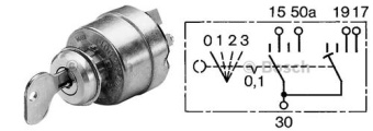 Bosch Ignition Switch With Glow Plug