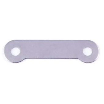 SeaSure 25.14 Webbing Plate, 43 mm Hole Centres, for Straps up to 50 mm, 316 Stainless Steel, 20 pcs