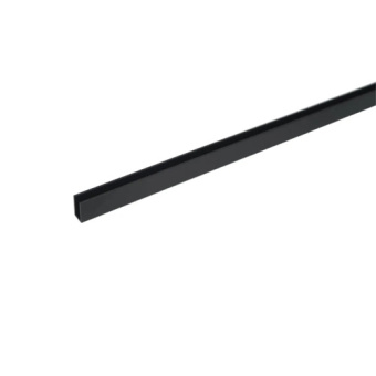 Båtsystem 9540-AluB - Aluminum Profile, Black, For Midi Sleeve LED Strip, 1000mm