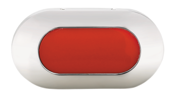 Allpa LED Courtesy Light, Plastic, Built-In, 12v/0,8w, LED 4x 0,2w, 73x38mm, Red