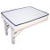 Allpa Folding Wall Seat 'Kos' , Including Supports, White