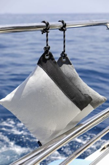 Marine Business Waterproof Cushion Set 40x40 Black Edition Grey & White (2 pcs.)