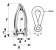 Wichard 1424 - D-Clasp Twisted Captive Pin SS 8 mm Wichard 1424 - D-Clasp Twisted Captive Pin SS 8 mm