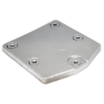 Super Marine Aluminium Anode Plate For Zeus Lower Unit