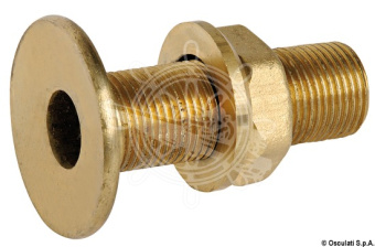 Osculati 17.324.03 - Flush Threaded Seacock Yellow Brass 1"