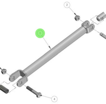 Alamarin Jet 10427 - Connecting Rod for Jet-230 Reversing Deflector