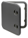 Allpa Plastic Hatch, 513x458mm, 180°, Removable, Grey