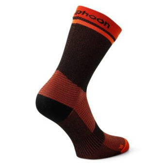 Plastimo P203107 - Typhoon Thermashield Merino Sock - Black/Solar - M (UK 6-8/EU 39-42)