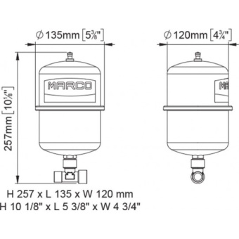 Marco Stainless Steel Accumulator Tank