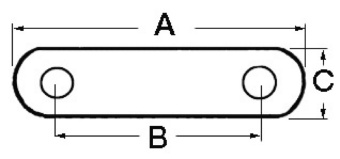 Osculati 56.304.06 - Clam Cleat AISI316 82 x 66 x 18 mm