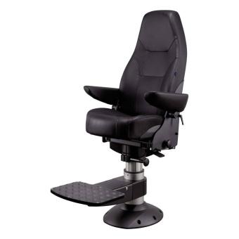 Norsap 6520 - 1500 Comfort Helmsman's Seat With Flat Base 63/73 Black