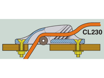 Clamcleat CL230AN - Racing Junior MK1 with Roller