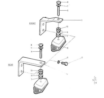 Nanni Diesel 970607318 - NUT, M12 for 2.50HE