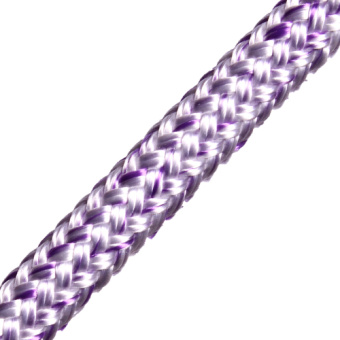 English Braids 96120200686 Dyneema Cruising 12mm White/Purple