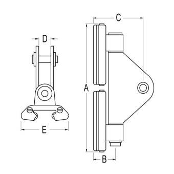 Ronstan RC12660 Series 26 Headboard Batten Car