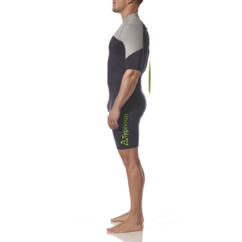 Plastimo P203700 - Essential 3/2mm Neoprene Wetsuit Men's Shorty Black/Grey Size M