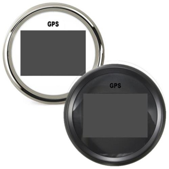 Hollex GPS Speedometer Digital White/Stainless Steel 9-32V