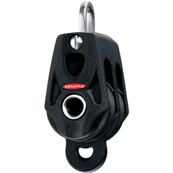Ronstan RF35212 Series 30 Ball Bearing Orbit Block, Double with Becket