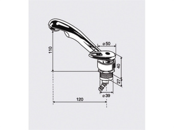 Reich Keramik Twist Microswitched Single Lever Faucet