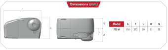 Lofrans Windlass Horizontal, Model 'Lion', 6mm/12v/700w, Without Automatic Freefall