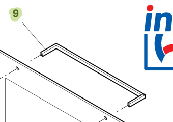 Isotherm SGD00062AA - Replacement Door Handle with Screws for Divino 23/35 Wine Coolers (ex.SGD00044AA)