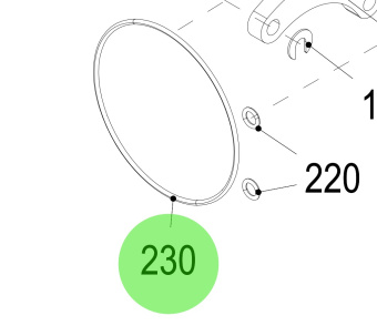 Steyr 2179369-0 - O-Ring 66.4x1.78 NBR70 to ISO 3601-1A
