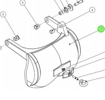 Alamarin Jet 10189 - Round Reversing Deflector for Jet-230 Water Jets