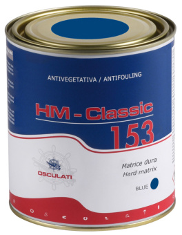 Osculati 65.611.12 - HM Classic 153 Hard Matrix Antifouling Blue 0.75 l (6 pcs)