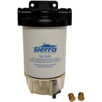 Sierra 18-7932-1 Complete Fuel Filter - 10µ