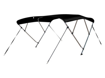 Talamex Bimini Top Deluxe 4 Arch 240x185-198x137 cm Black
