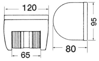 Osculati 11.427.03 - Utility78 White 12V/Masthead White Navigation Light