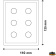 Trem L0680406 - Vertical Electrical Panel With Prewired Circuit Breaker With USB-USBC-Voltmeter 1 Button 4 Switches Trem L0680406 - Vertical Electrical Panel With Prewired Circuit Breaker With USB-USBC-Voltmeter 1 Button 4 Switches