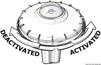 Osculati 30.585.00 - KTR LED Floating Rescue Light With Automatic Tilt Switching